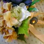 Bella Bouquet In Fall Colors With Rhinestone..
